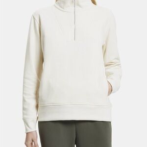 Theory Cream Boxy Sweatshirt